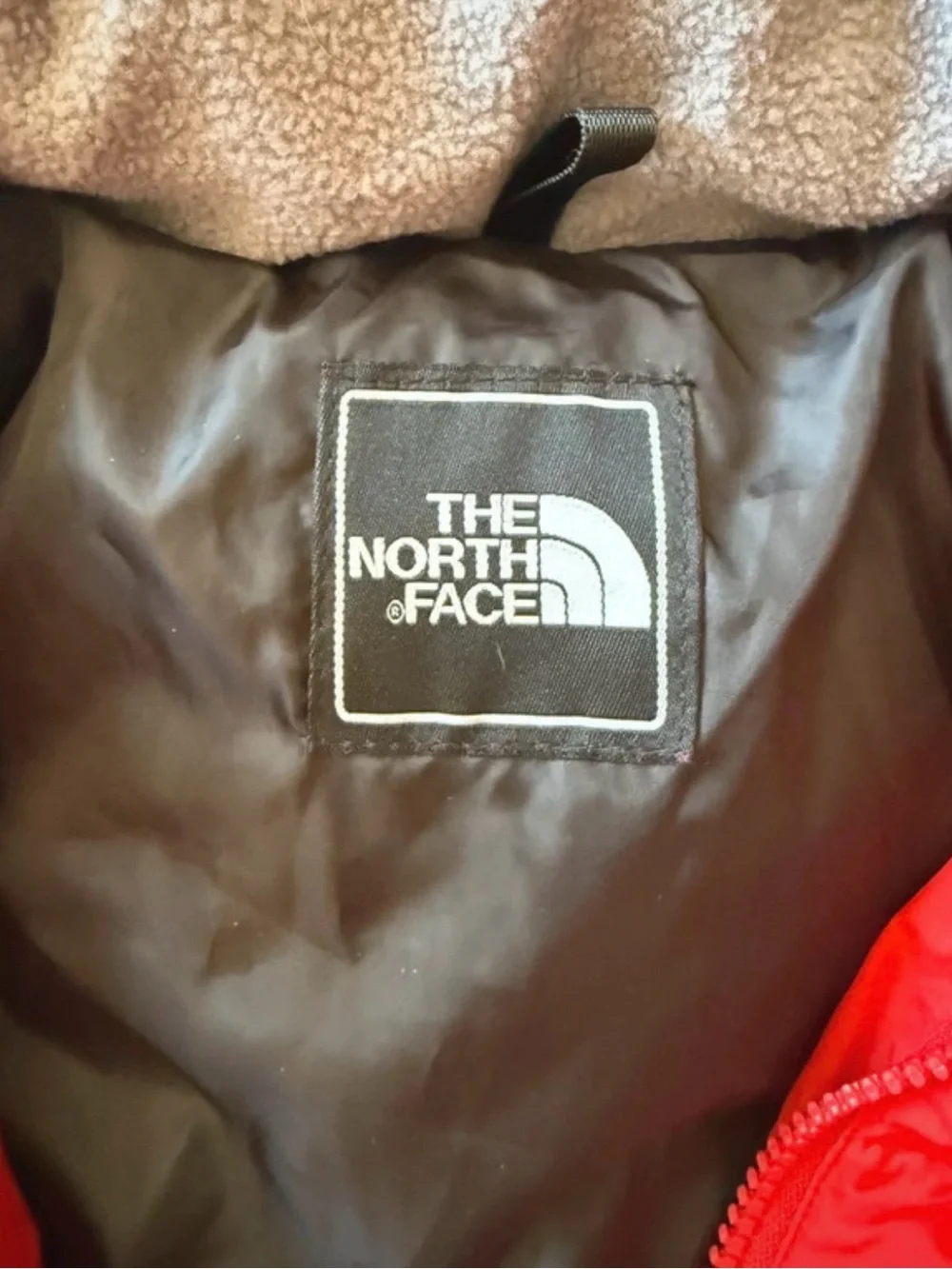 The North Face Red Puffer Jacket